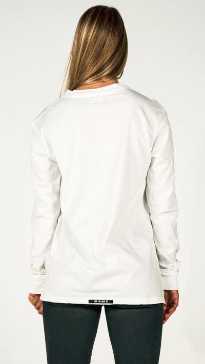 FTLO White Split Logo Long Sleeve