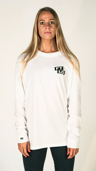 FTLO White Split Logo Long Sleeve